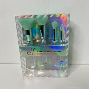 ELF Sugar Rush 4 Piece Brush Set - Mint Green